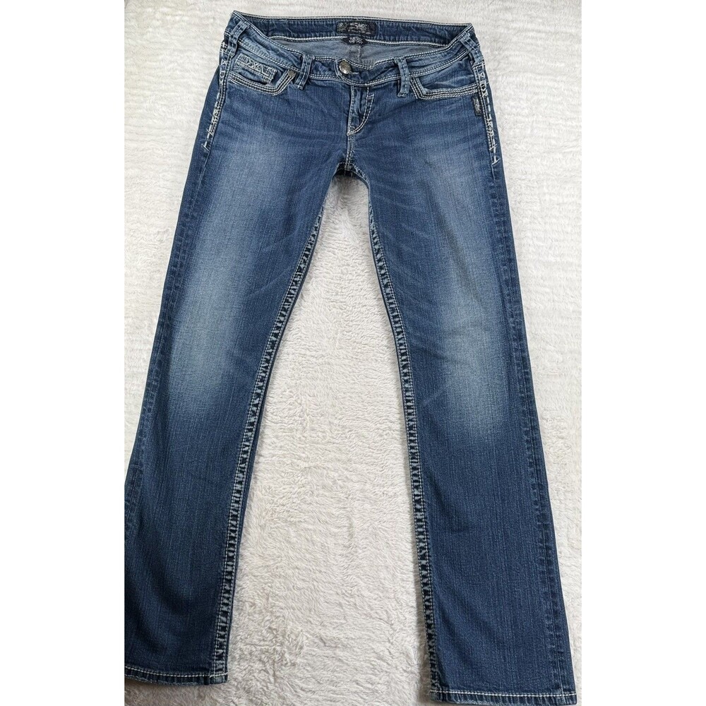 Silver Jeans Women’s 31 x 33 Tuesday Baby Boot Cut Low Rise Y2K EUC